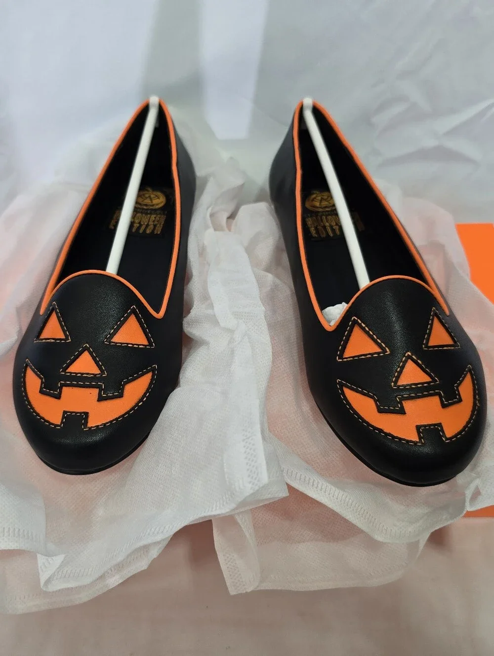 Strange Cult Jack O' Lantern Slip on Flats Shoes
